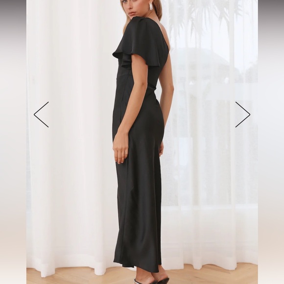 Satin Maxi Dress - Picture 3 of 5